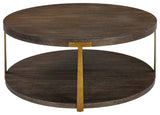 Uttermost Palisade Round Wood Coffee table