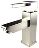 Torino 60" White Modern Double Sink Bathroom Vanity, Faucet FFT1030BN