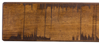 Rustic Fireplace Mantel Shelf, Aged Oak, 36"