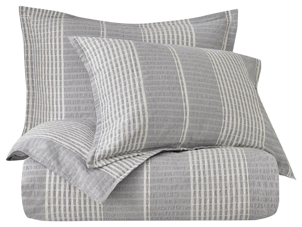 Lane Stripe Comforter Set, Super King, 3PC
