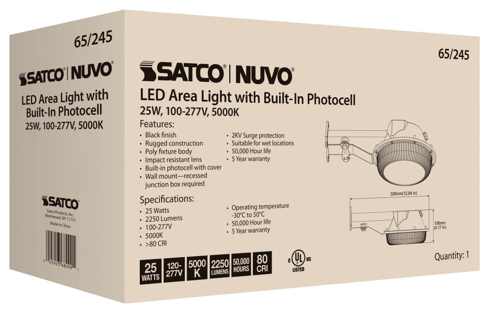 Nuvo 25W LED Area
