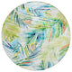Indoor/Outdoor Tropics TC4 Meadow Machine Washable 8' x 8' Round Rug