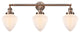 Innovations 205-AC-G661-7 3 Light Bath Vanity Light, Antique Copper