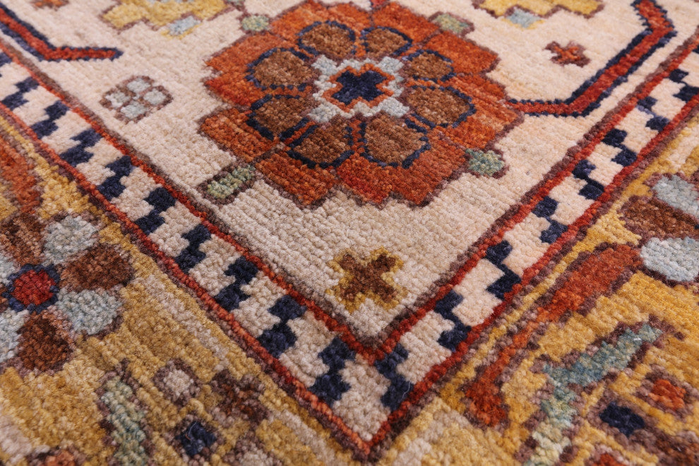 10' 0" X 14' 0" Persian Fine Serapi Hand-Knotted Wool Rug - Q13753