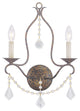 Chesterfield Wall Sconce, Hand Applied Venetian Golden Bronze