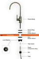 Ronaqua Water Filter Purifier Faucet European Style (Brushed Nickel)