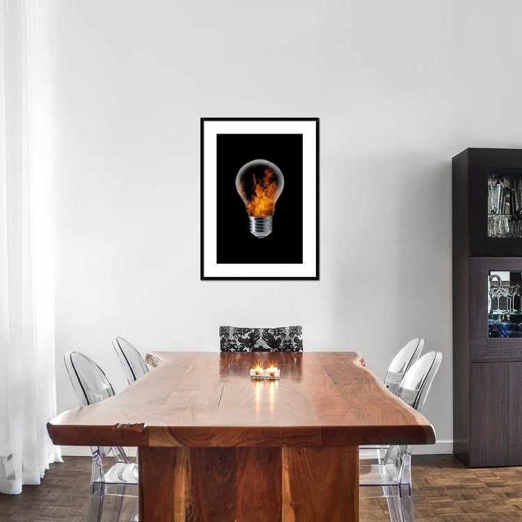 "The 4 Elements I" Framed Digital Print by Stefan Eisele, 28"x38"