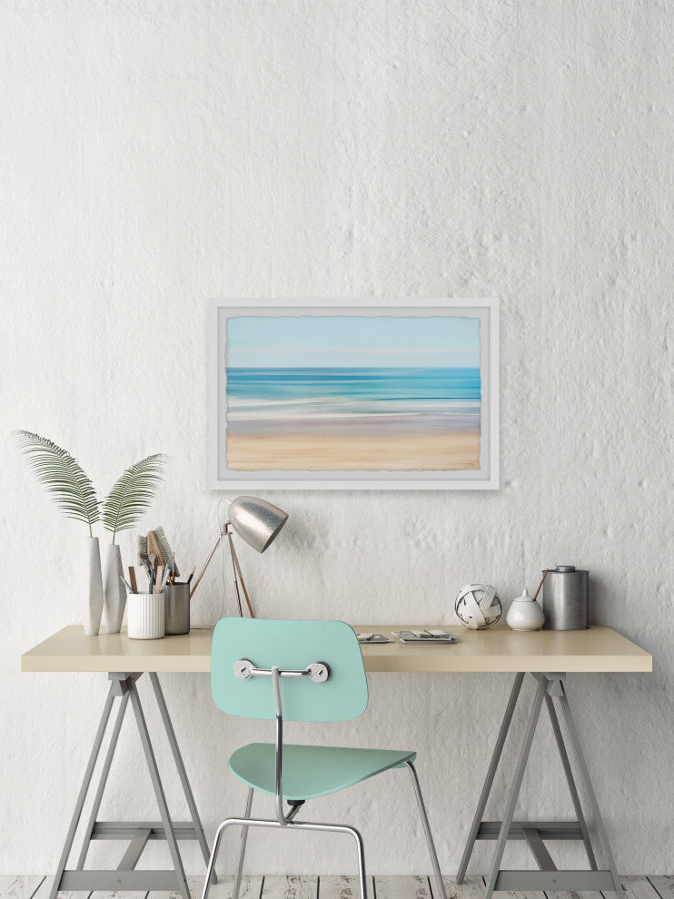 "Walk With Me" Framed Painting Print, 12x8
