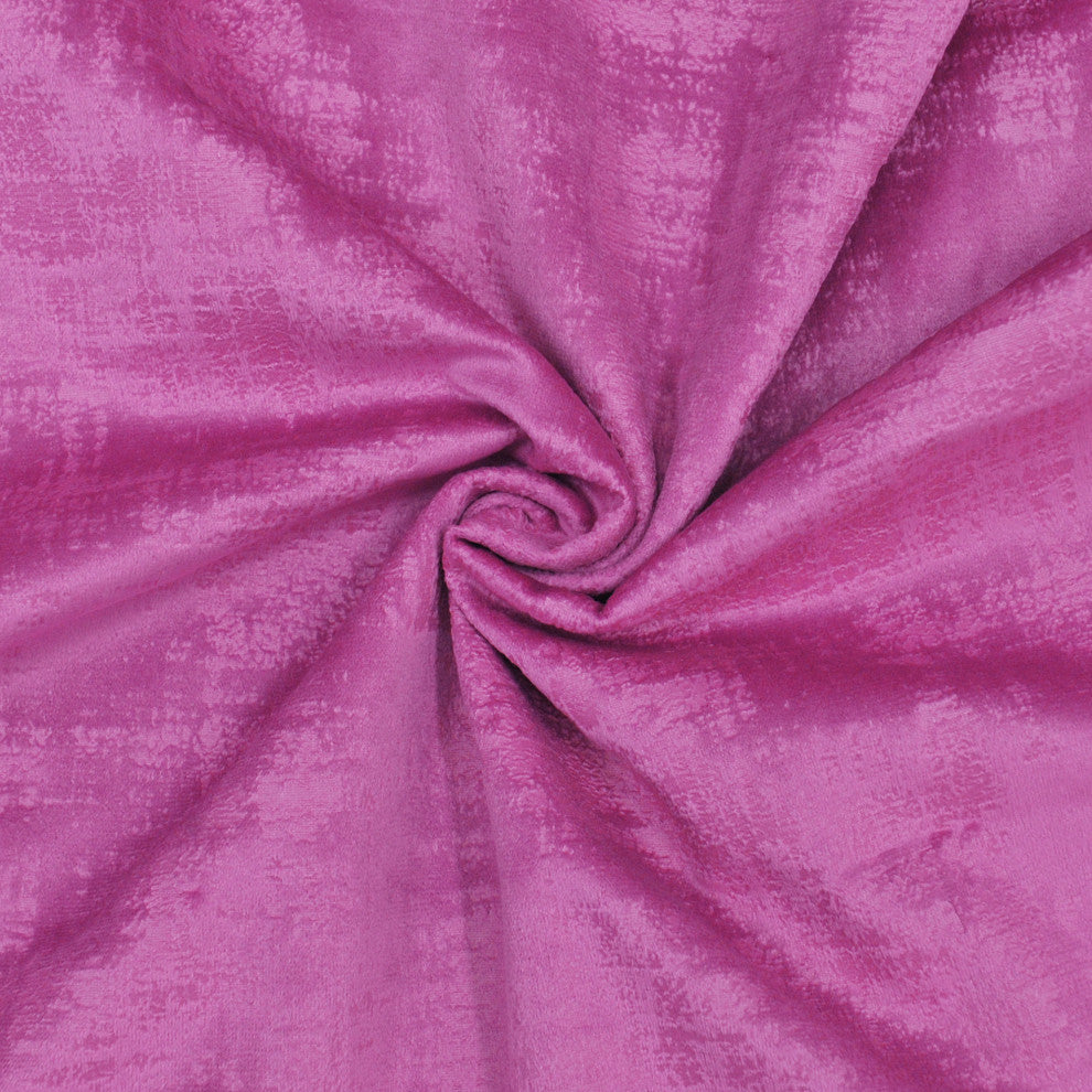 Serenta Textured Velvet Pillow Shell, Set of 4, Raspberry Rose