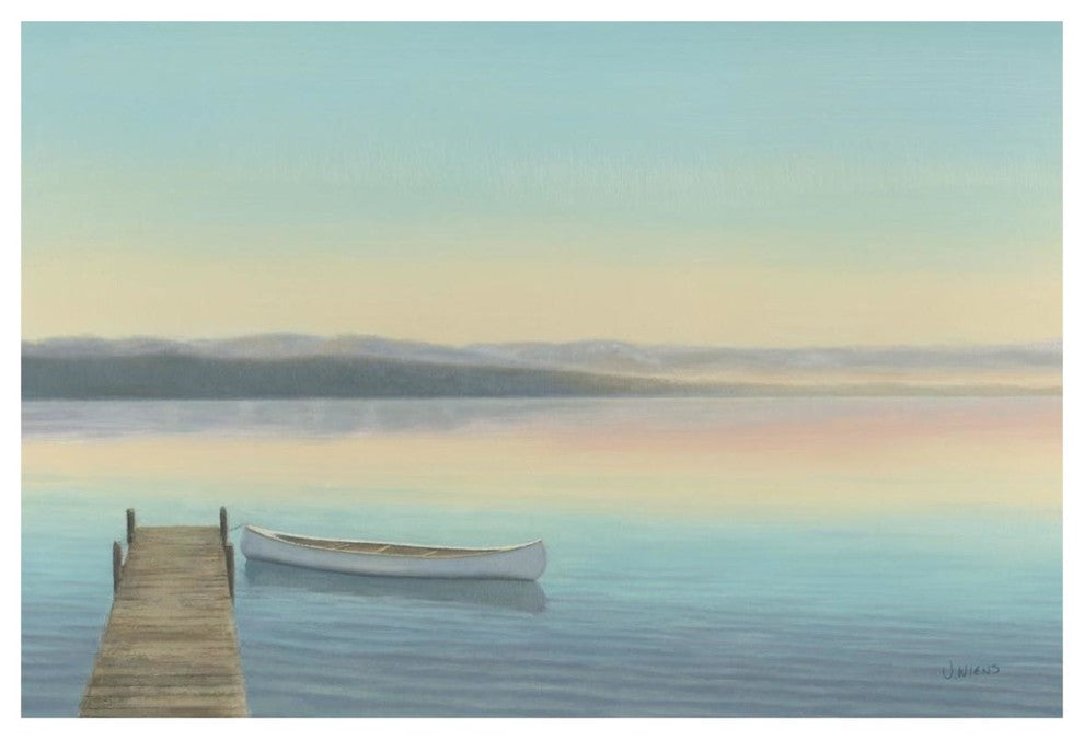"Zen Canoe I" Digital Paper Print by James Wiens, 62"x42"