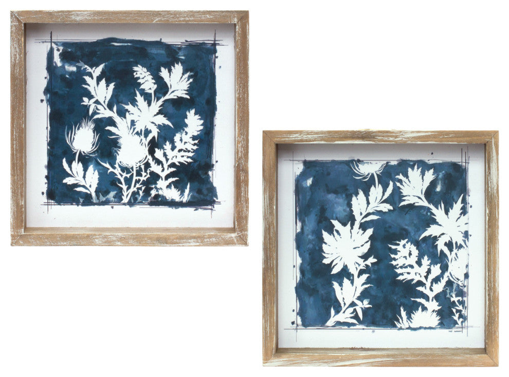 Framed Floral Print, 6-Piece Set
