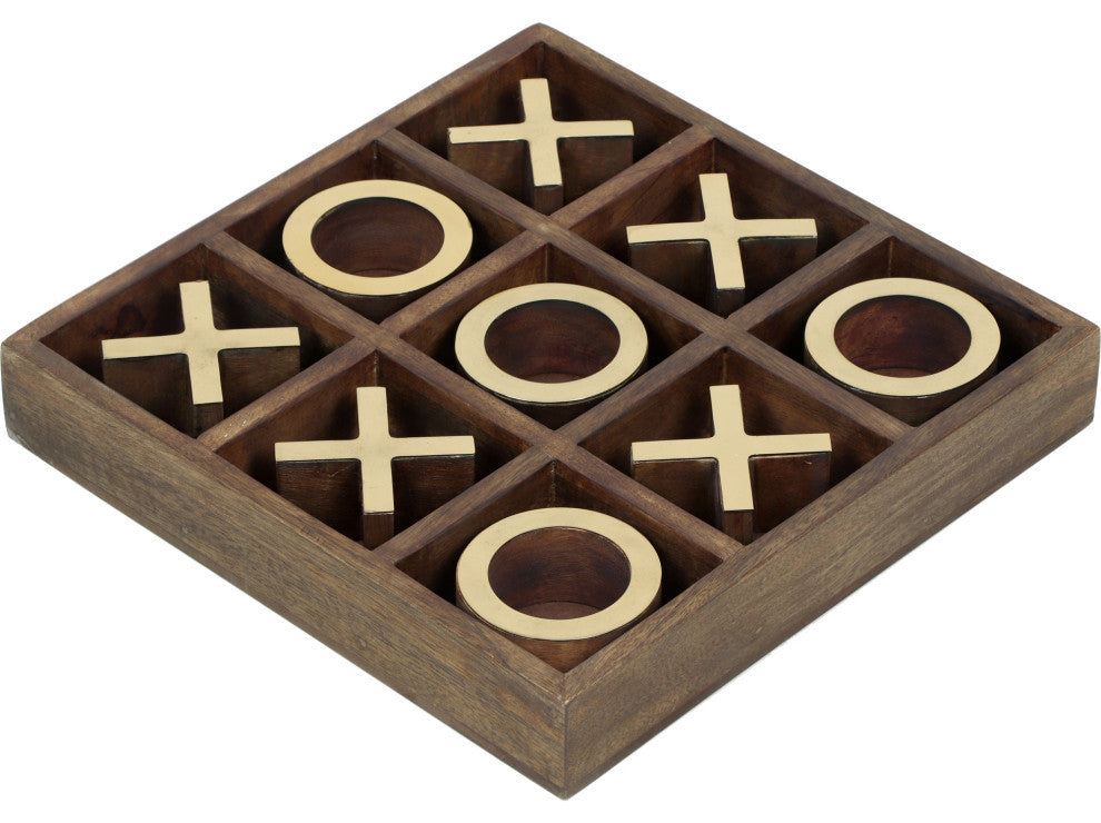Tictac Decorative Tic-Tac-Toe 10X1.5X10