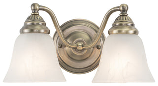 Vaxcel Standford 2-Light Vanity Light Antique Brass