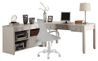 Parker House Boca L Shape Desk With Credenza
