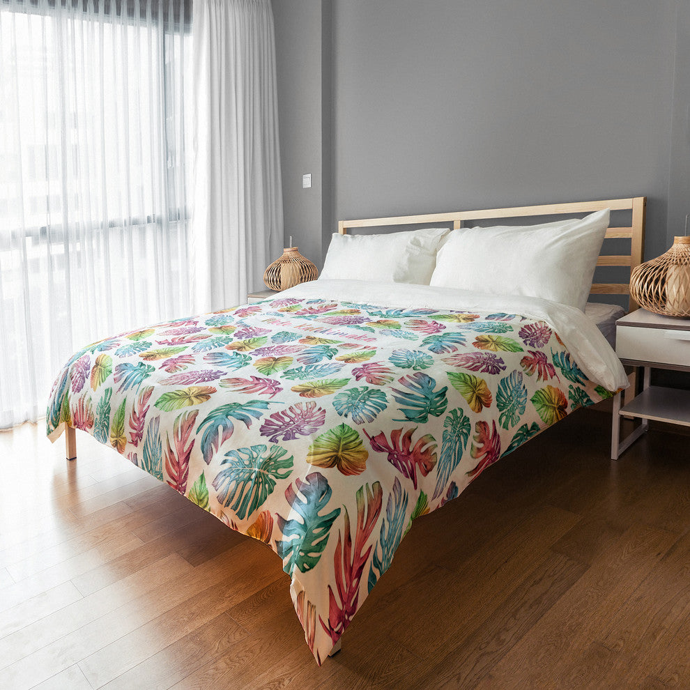 Tropical Christmas King Brushed Poly Duvet Cover