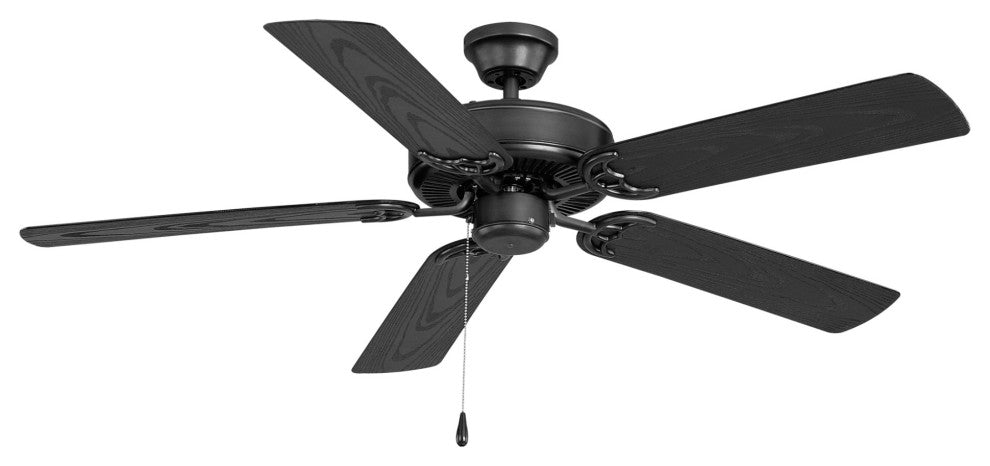 Maxim 89915 Basic-Max 52" 5 Blade Indoor / Outdoor Ceiling Fan - - Black