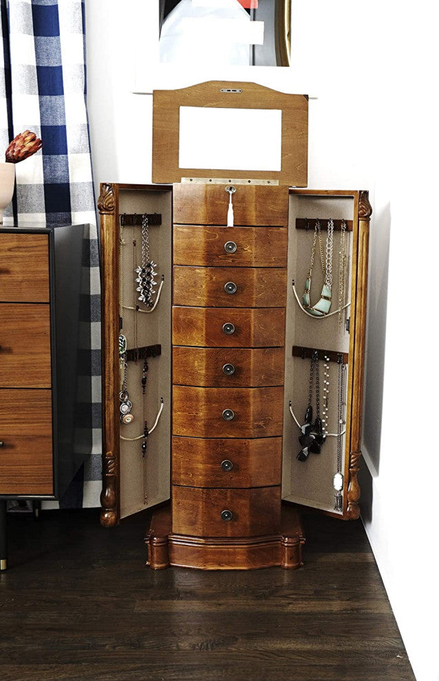 Antoninette Jewelry Armoire, Walnut