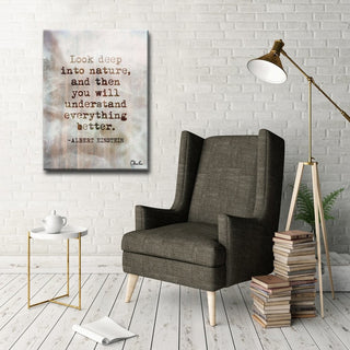 Einstein Quote' Inspirational Canvas Art by Olivia Rose
