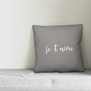 Je T'Aime 16x16 Throw Pillow Cover