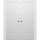 Sliding Pocket Doors 72 x 96, Planum 0770 Painted White, Rail
