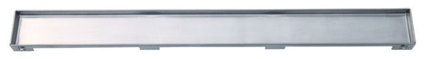 Contemporary 304 Stainless Steel 24" Linear Drain, Tile Insert Style