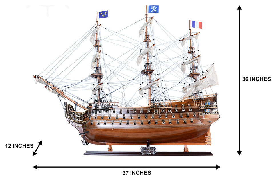 Royal Louis E.E. Museum-quality Fully Assembled Wooden Model Ship