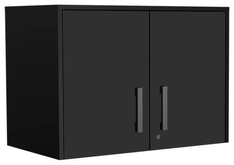 Danbury Storage Cabinet, Drawer Base Cabinet, Black, Wall Cabinet