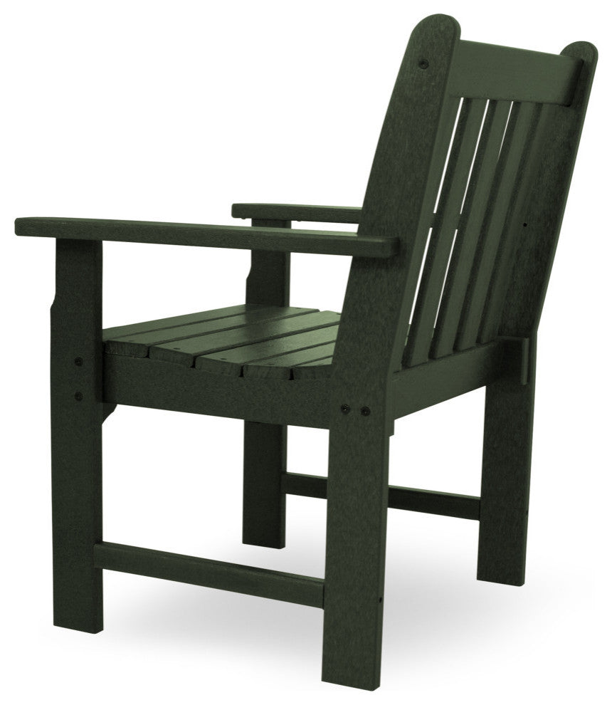 Polywood Vineyard Garden Arm Chair, Green
