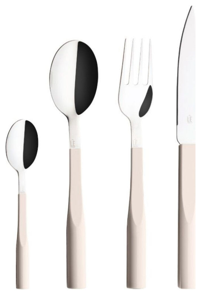 Degrenne L'Econome Starck Colored Flatware, 24 Pieces Set