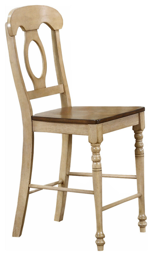 3 Piece 36" Round Pub Table Set withStools Counter Height Dining Seats 4