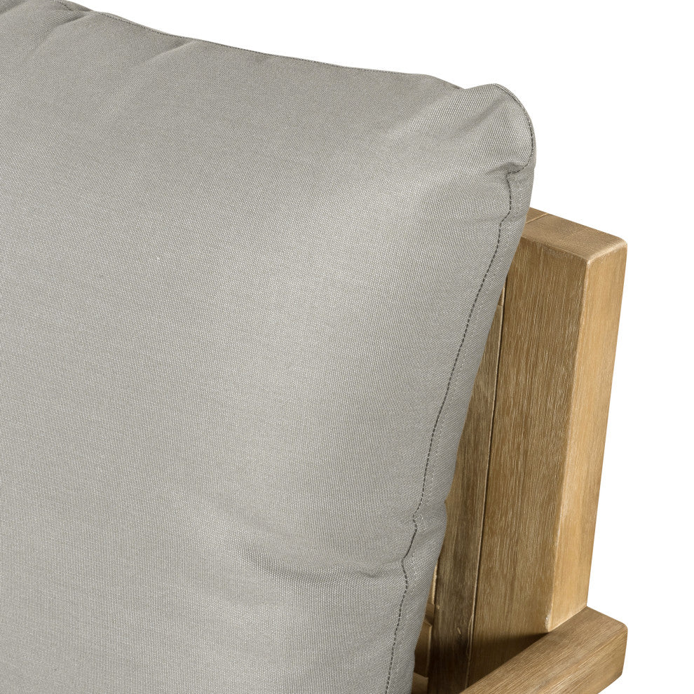 Amaya Outdoor Chair-Natural Acacia