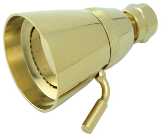 Showerscape 2-1/4" OD Shower Head, Polished Brass