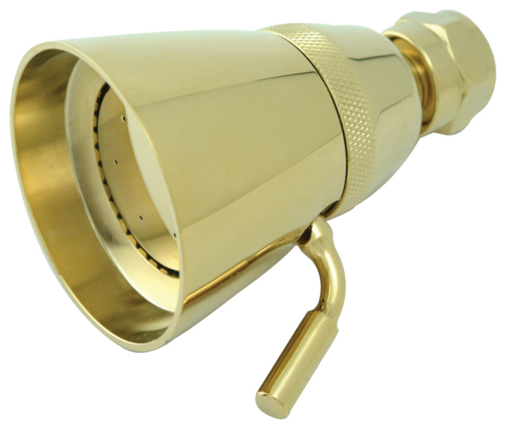 Showerscape 2-1/4" OD Shower Head, Polished Brass
