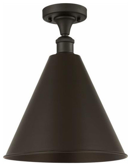 Innovations Lighting 516-1C-OB-MBC-16-OB 1 Light 16" Semi-Flush Mount