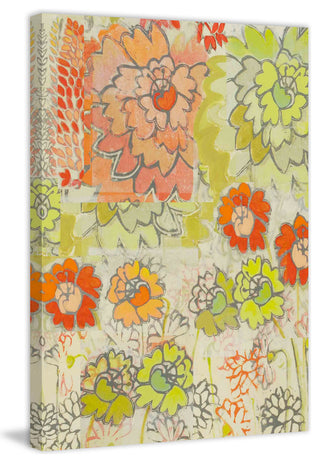 "Big Orange III" Painting Print on Wrapped Canvas