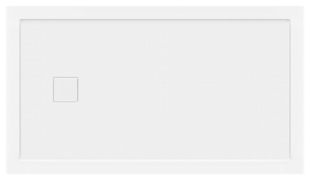 LessCare 60"x34" Left Double Threshold Shower Pan Base Wall Corner Left Drain