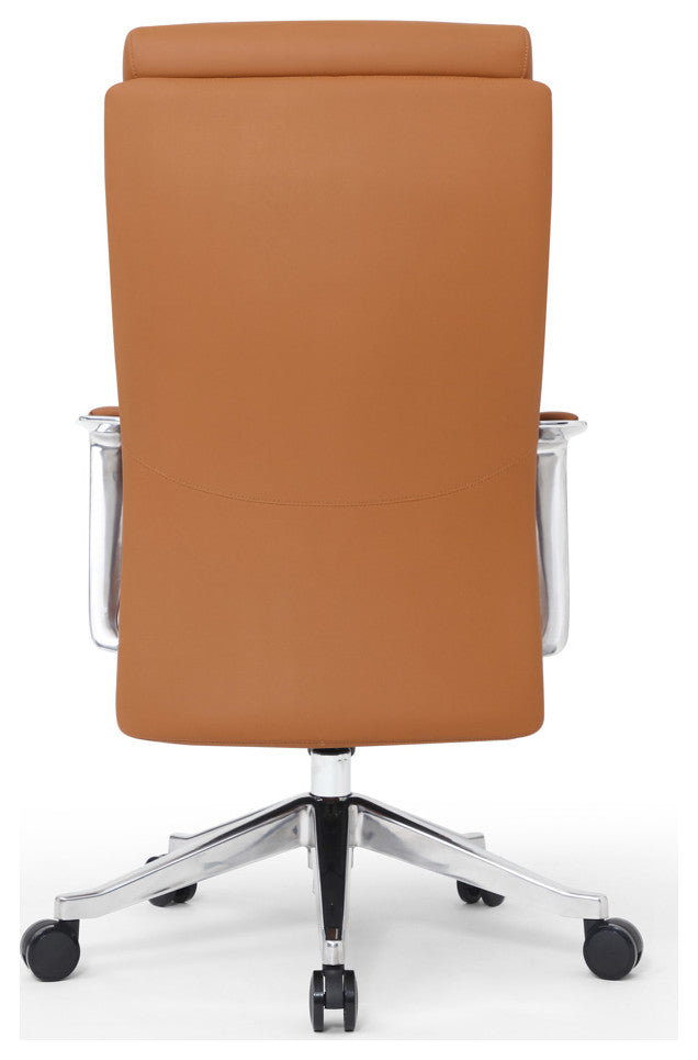 Draper Modern Fully Reclining Adjustable Executive Office Chair Tan