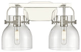 Pilaster Ii Bell 2 17" Bath Vanity-Light Polished Nickel