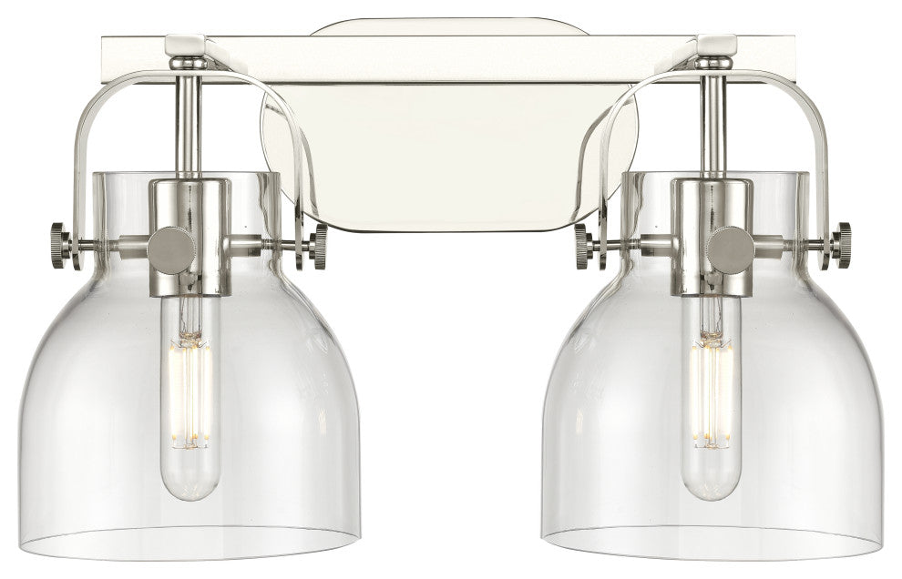 Pilaster Ii Bell 2 17" Bath Vanity-Light Polished Nickel
