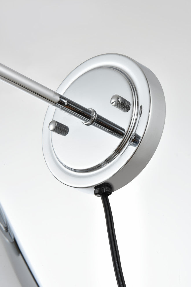 1 Light Chrome Plug, Wall Sconce