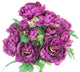 Artificial Spring Mixed Flower 11 stem Peony Bush ,  ABN1B013-PUR