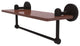 Tango 16" Solid Wood Shelf with Towel Bar, Oil Rubbed Bronze
