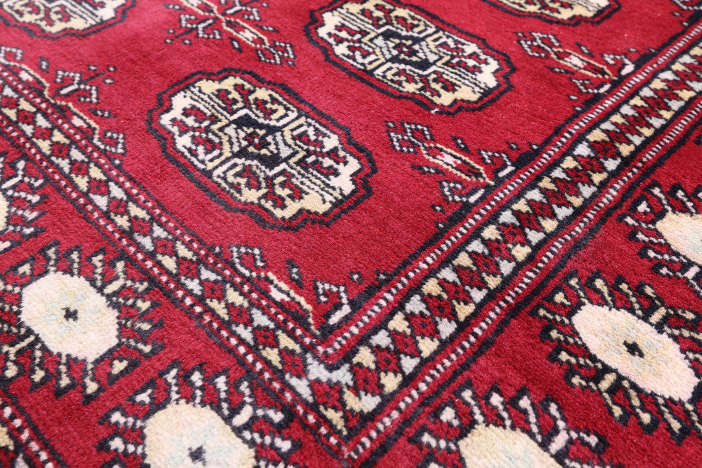 Handmade Silky Bokhara Wool Rug 3' 0" X 5' 0" - Q13763