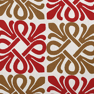 16" x 16" Tiki Square Decorative Indoor Pillow, Red