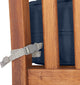 Fadesafe Rectangle Chaise Seat Quilted Lounge Cushion, Navy, 72"x21"x3"