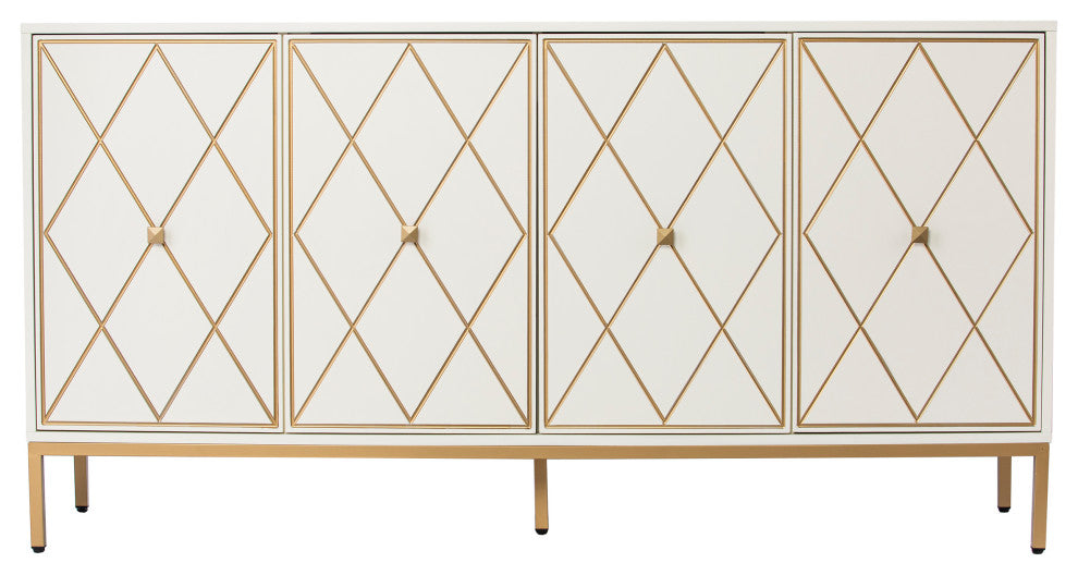 Crewe board Cabinet w/ Storage - Cream