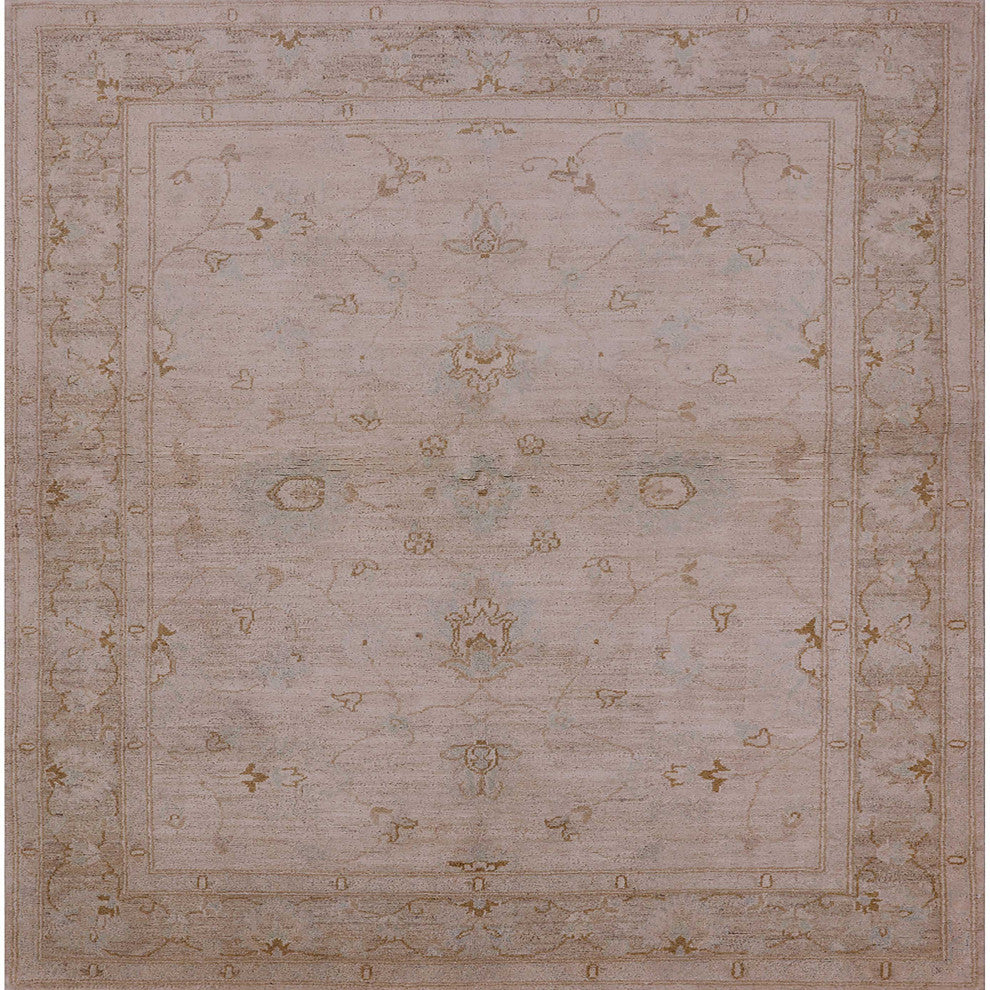 Ahgly Company Indoor Square Mid-Century Modern Area Rugs, 3' Square