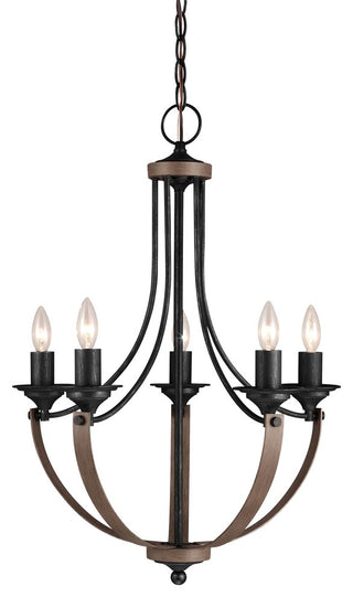 Generation Lighting Lighting 5-Light Chandelier, Stardust