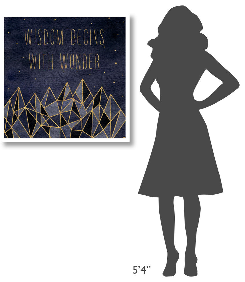 "Written in the Stars I" Digital Paper Print by Laura Marshall, 32"x32"