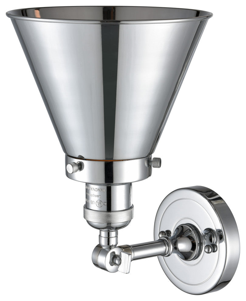 Appalachian 1-Light Sconce, Polished Chrome, Polished Chrome